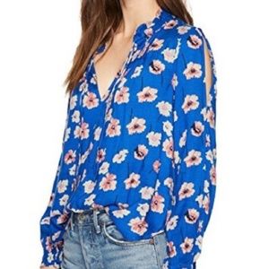 NWT Lucky Brand Floral Peasant Blouse | 3X